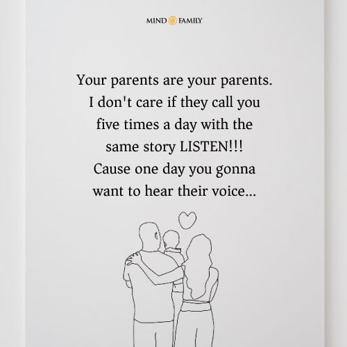 Your Parents Are Your Parents. I Don’t Care If They Call You Five Times A Day
