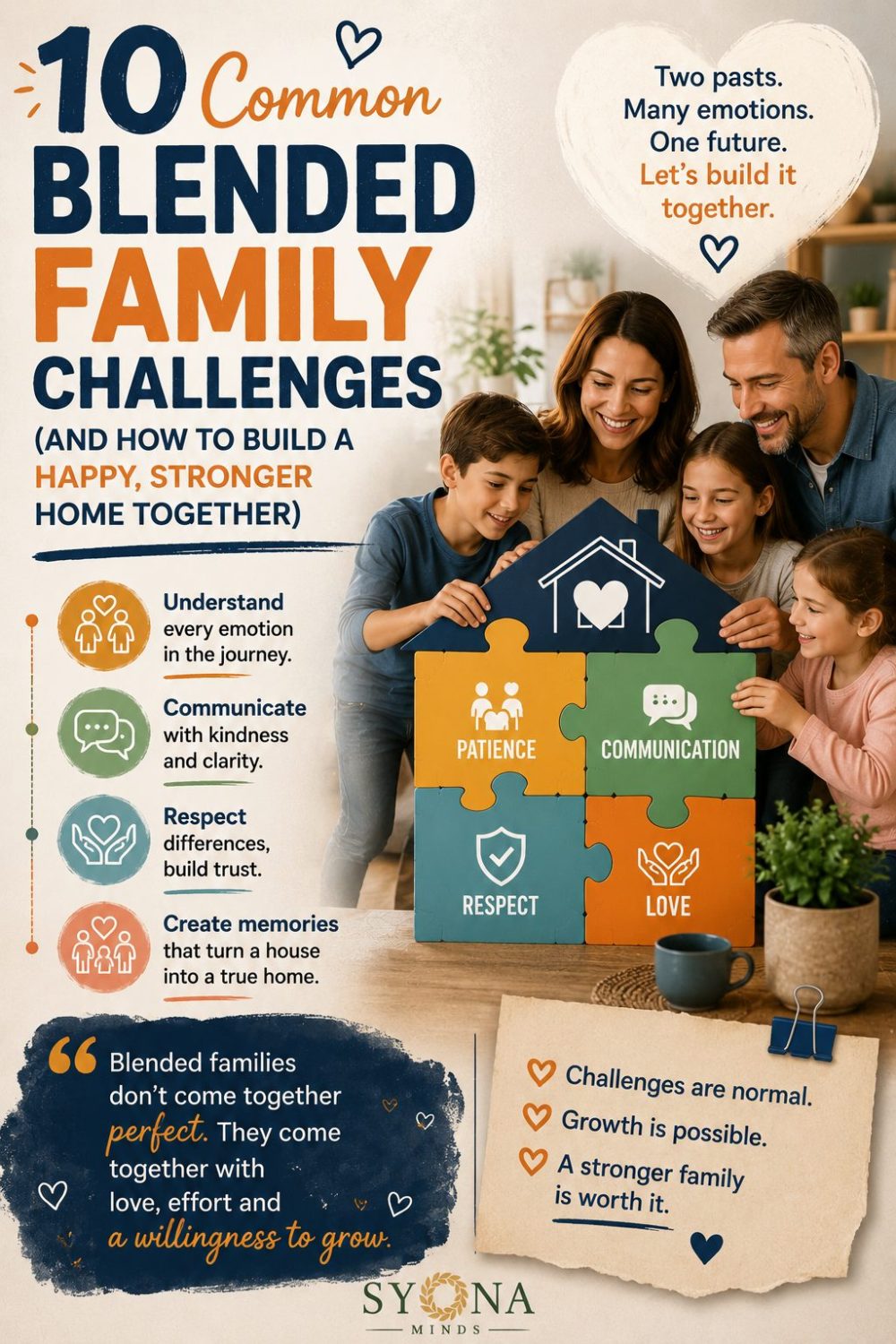 10 Common Blended Family Challenges (And How to Build a Happy, Stronger Home Together) 2 10 Common Blended Family Challenges (And How to Build a Happy, Stronger Home Together)