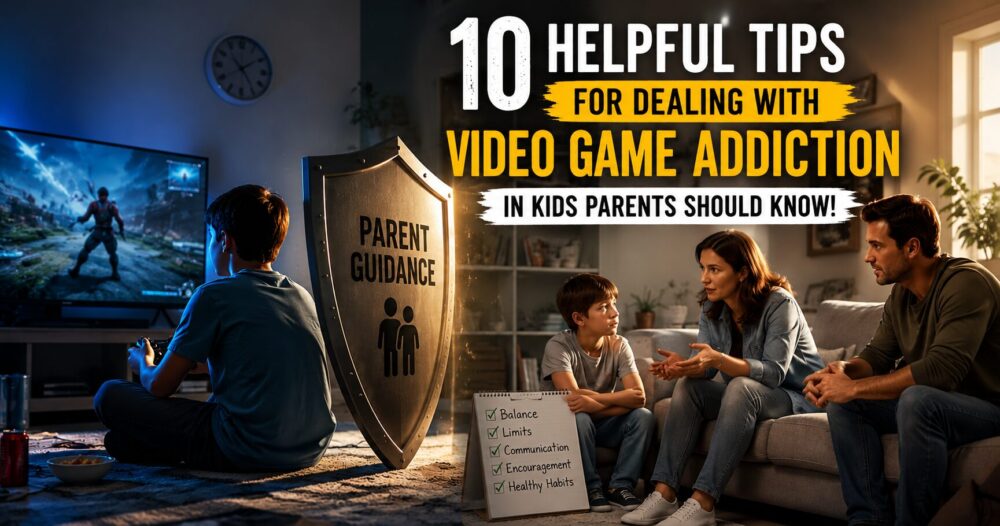 10 Helpful Tips For Dealing With Video Game Addiction In Kids Parents Should Know! 1 10 Helpful Tips For Dealing With Video Game Addiction In Kids Parents Should Know!