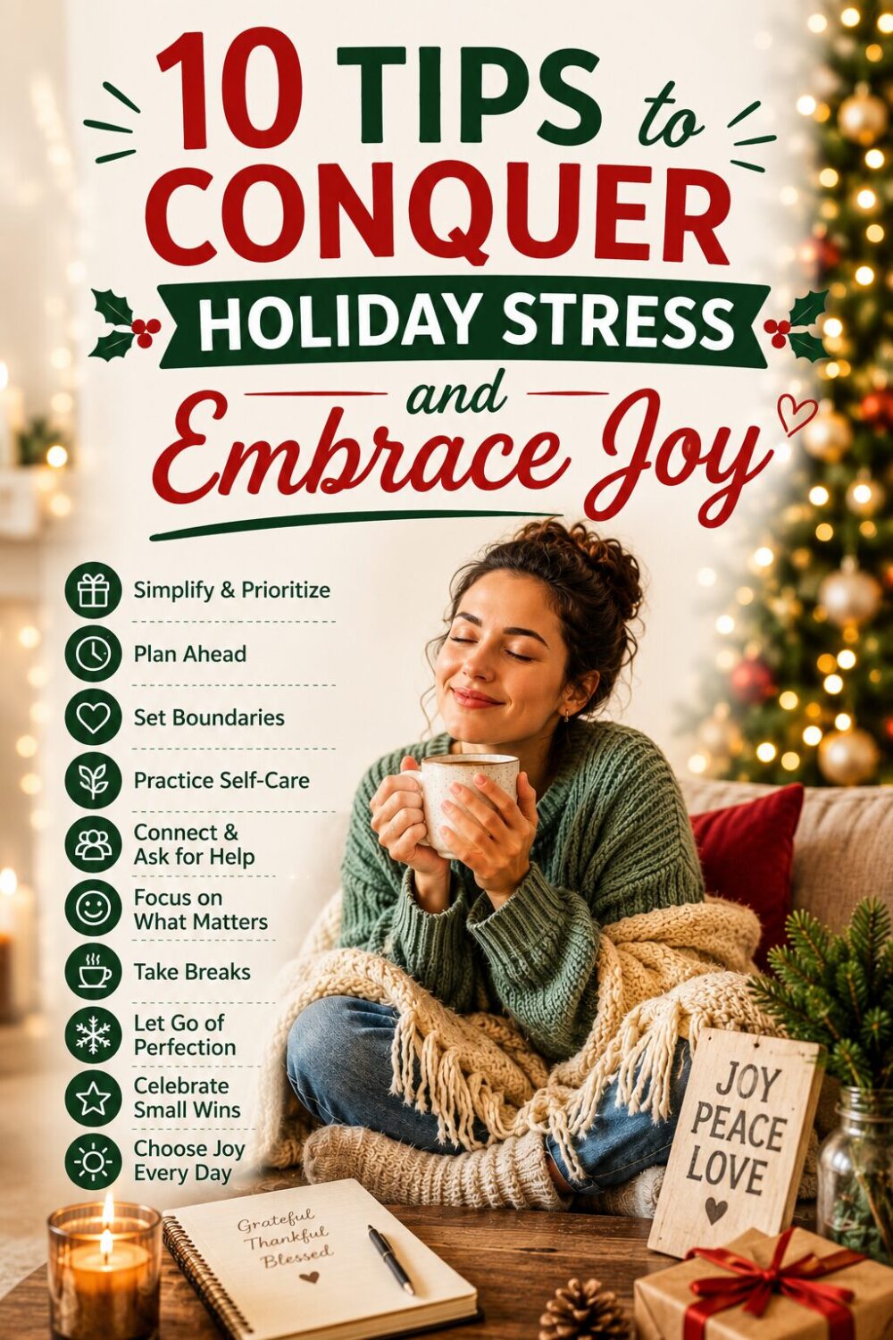 10 Tips to Conquer Holiday Stress and Embrace Joy 2 10 Tips to Conquer Holiday Stress and Embrace Joy