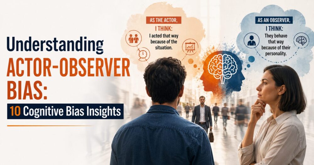 Understanding Actor-Observer Bias: 10 Cognitive Bias Insights