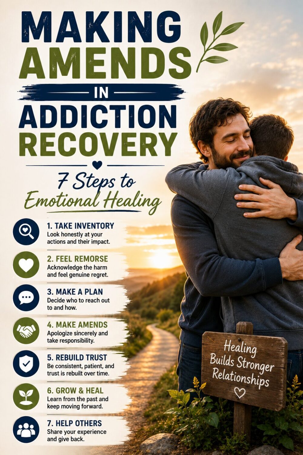 Making Amends in Addiction Recovery: 7 Steps to Emotional Healing 2 Making Amends in Addiction Recovery: 7 Steps to Emotional Healing