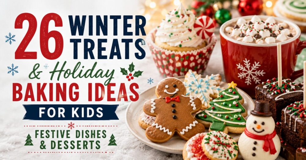 26 Winter Treats & Holiday Baking Ideas for Kids | Festive Dishes & Desserts