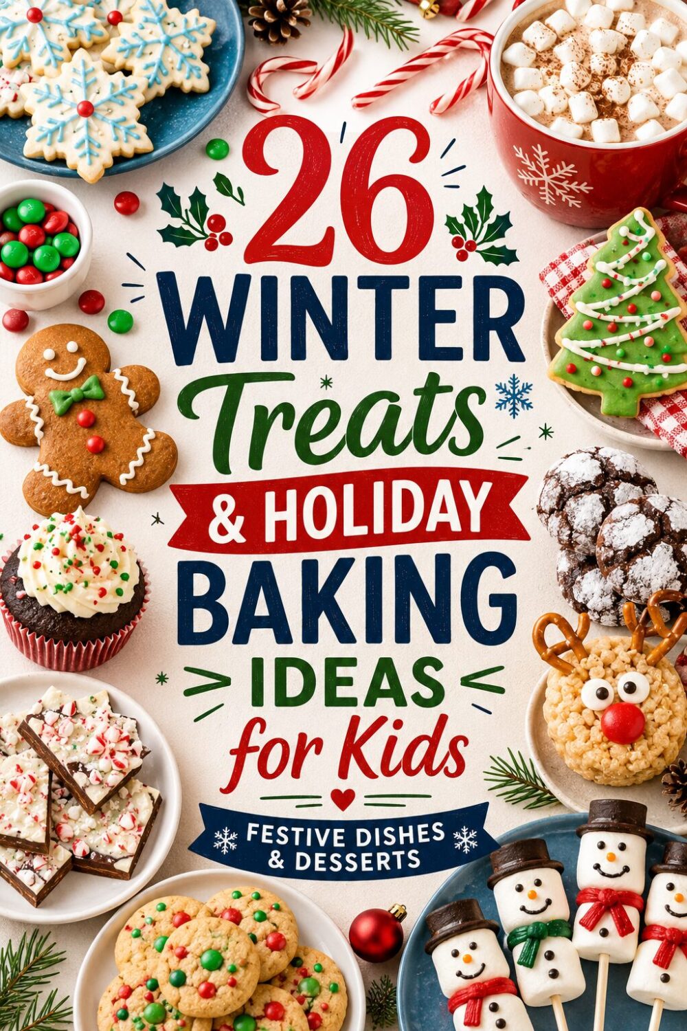 26 Winter Treats & Holiday Baking Ideas for Kids | Festive Dishes & Desserts 2 26 Winter Treats & Holiday Baking Ideas for Kids | Festive Dishes & Desserts