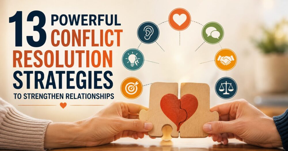 13 Powerful Conflict Resolution Strategies to Strengthen Relationships