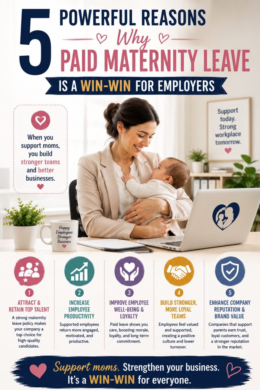 5 Powerful Reasons Why Paid Maternity Leave is a Win-Win for Employers 2 5 Powerful Reasons Why Paid Maternity Leave is a Win-Win for Employers