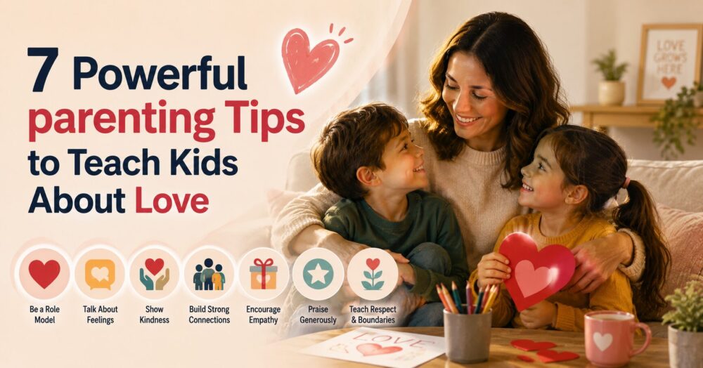 7 Powerful parenting Tips to Teach Kids About Love