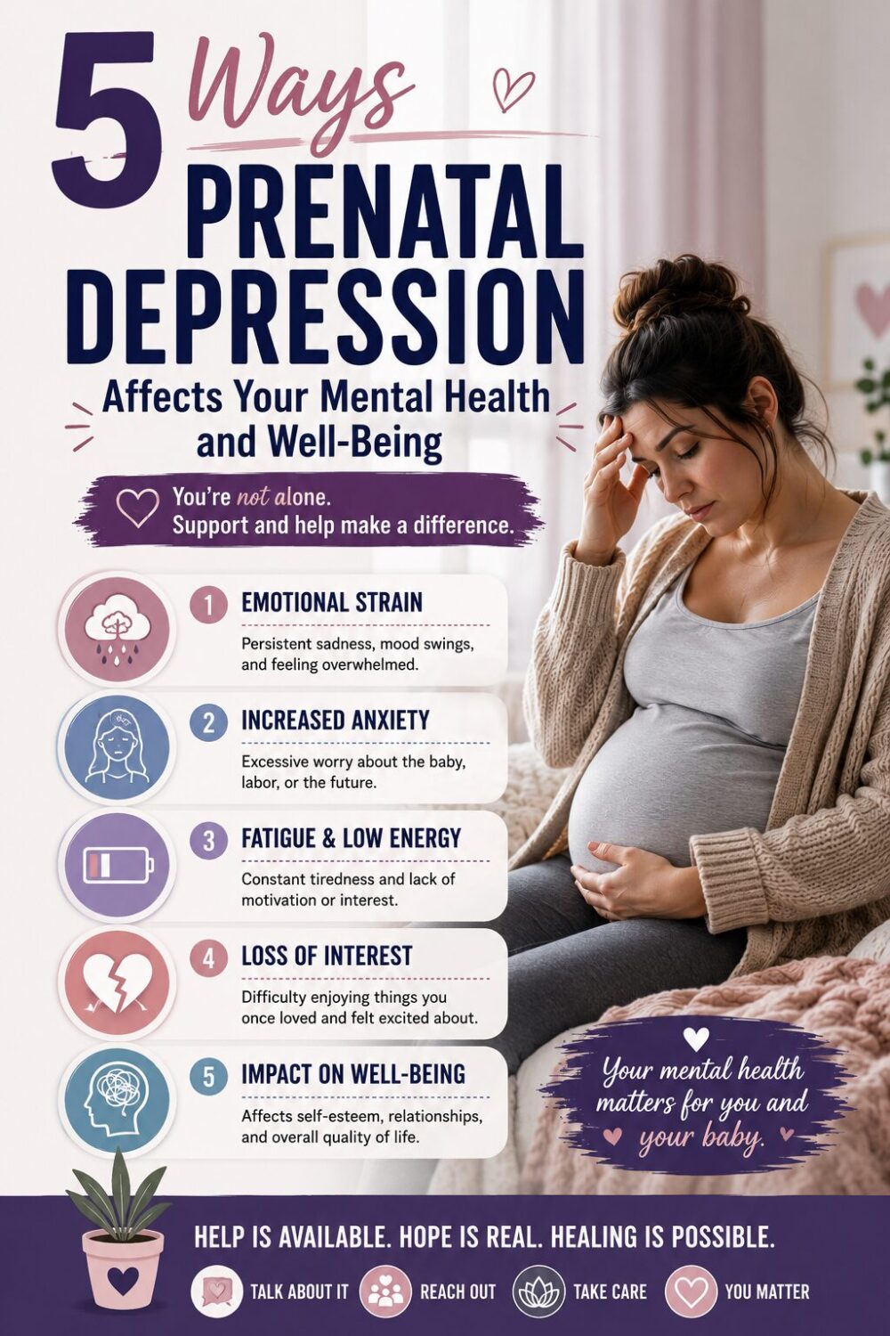 5 Ways Prenatal Depression Affects Your Mental Health and Well-Being 2 5 Ways Prenatal Depression Affects Your Mental Health and Well-Being