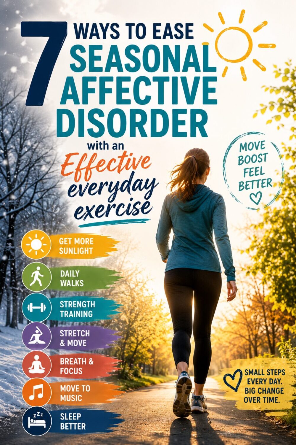 7 Ways To Ease Seasonal Affective Disorder with an Effective everyday exercise 2 7 Ways To Ease Seasonal Affective Disorder with an Effective everyday exercise