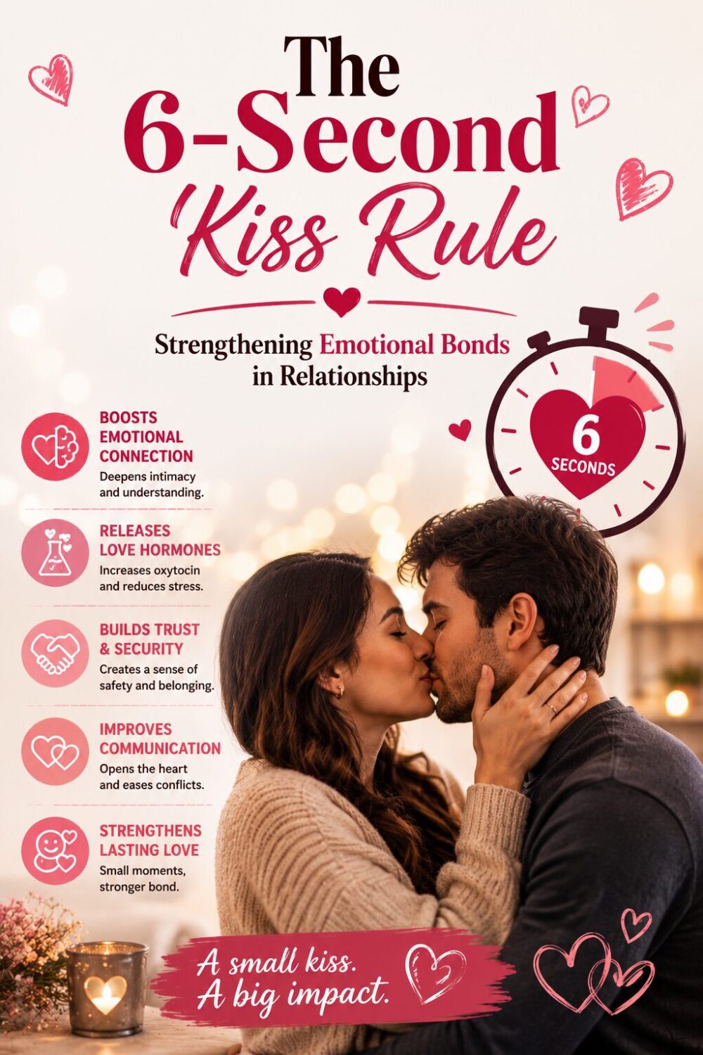 The 6-Second Kiss Rule: Strengthening Emotional Bonds in Relationships 2 The 6-Second Kiss Rule: Strengthening Emotional Bonds in Relationships