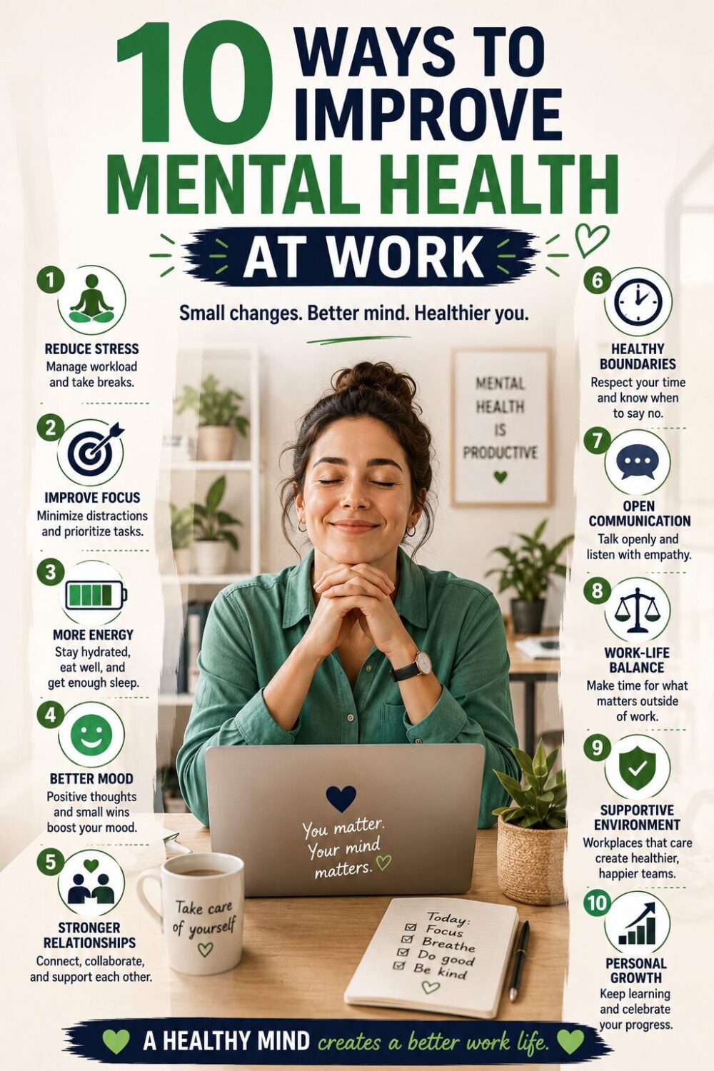 10 Ways to Improve Mental Health at Work 2 10 Ways to Improve Mental Health at Work