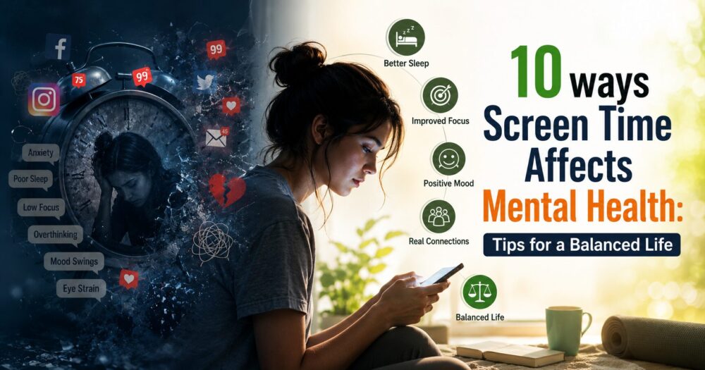 10 ways Screen Time Affects Mental Health: Tips for a Balanced Life
