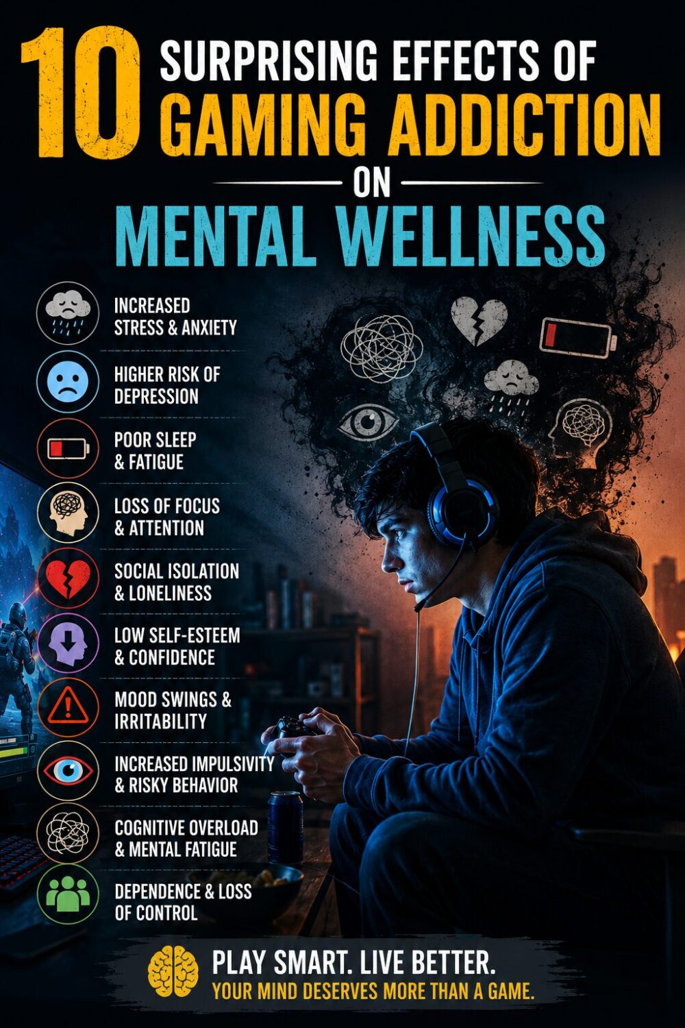 10 Surprising Effects of Gaming Addiction on Mental Wellness 2 10 Surprising Effects of Gaming Addiction on Mental Wellness